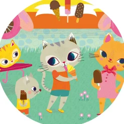 Djeco Puzzle silhouettes Le Glacier (16 pièces)