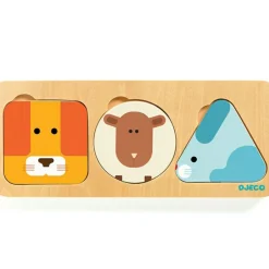 Discount Puzzle superposable AnimaBasic (3 pièces) Puzzle