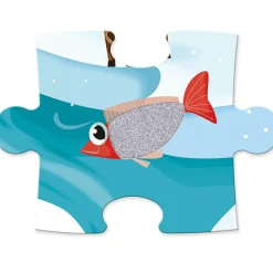 Janod Puzzle tactile La vie sur la banquise (20 pièces)