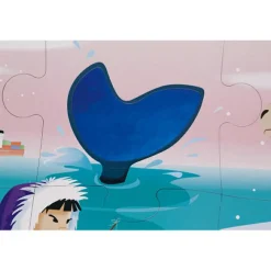 Janod Puzzle tactile La vie sur la banquise (20 pièces)