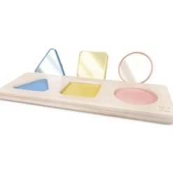 Hape Puzzle trieur de formes Montessori en riz