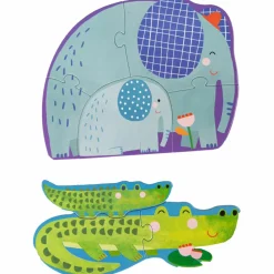 Moulin Roty Puzzles évolutifs animaux Les Toupitis (20 pièces)