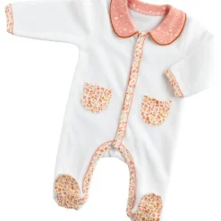 Online Pyjama chaud à col floral Esmée (3 mois) Pyjama
