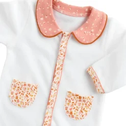 Online Pyjama chaud à col floral Esmée (3 mois) Pyjama
