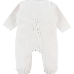 Noukie's Pyjama chaud en velours Lapin écru (prématuré)