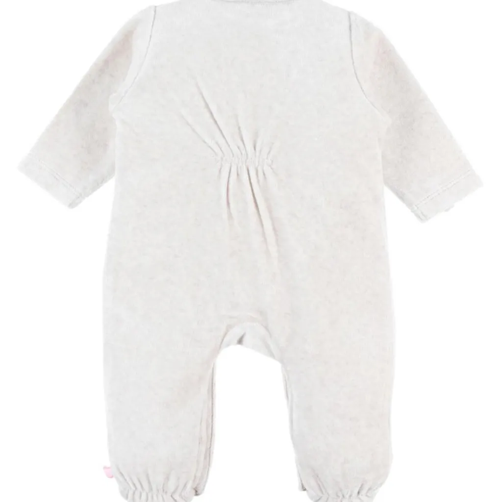 Noukie's Pyjama chaud en velours Lapin écru (prématuré)