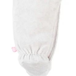 Noukie's Pyjama chaud en velours Lapin écru (prématuré)