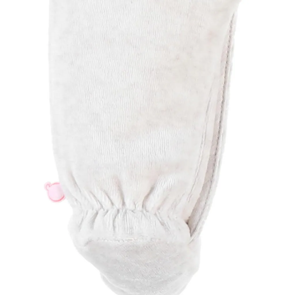 Noukie's Pyjama chaud en velours Lapin écru (prématuré)