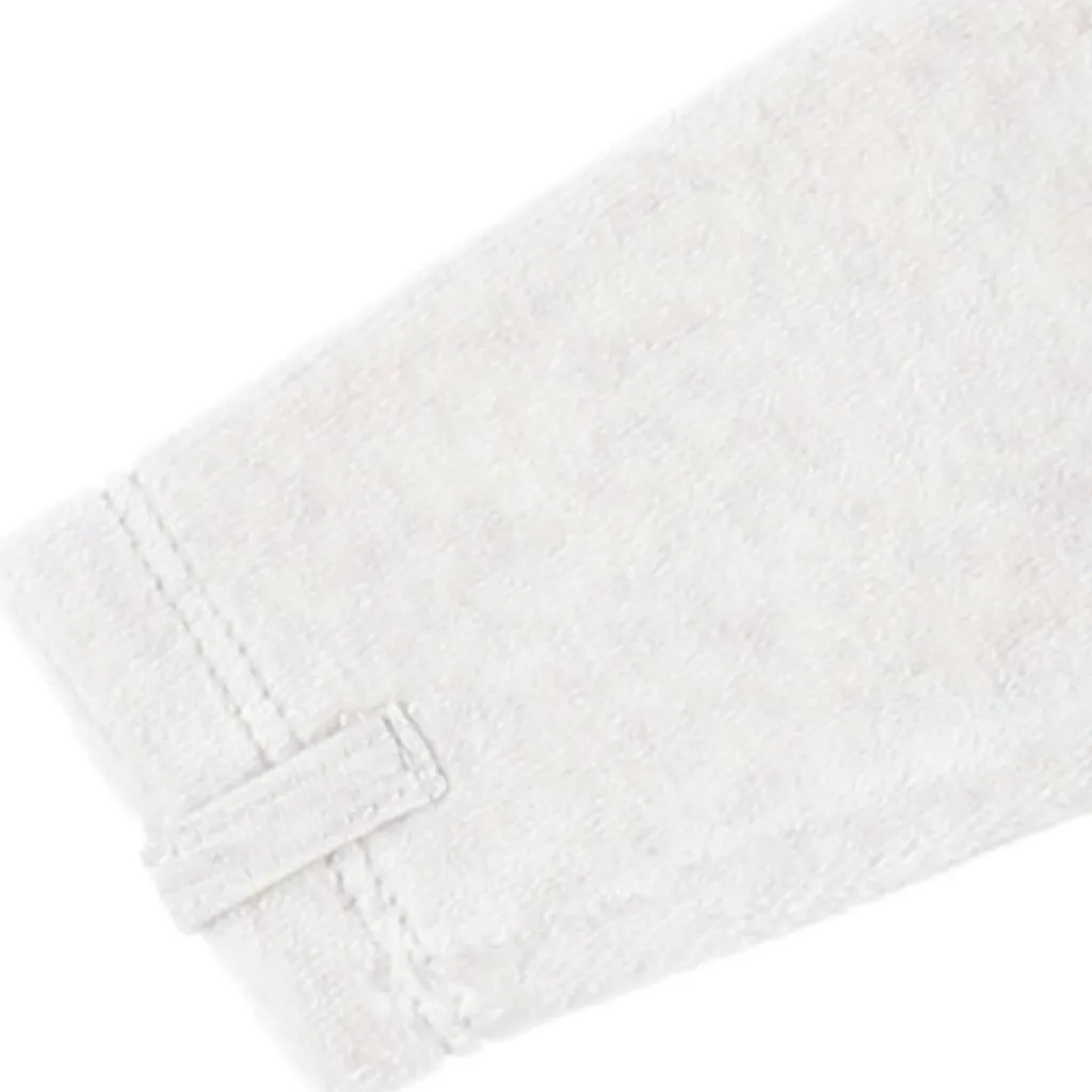 Noukie's Pyjama chaud en velours Lapin écru (prématuré)