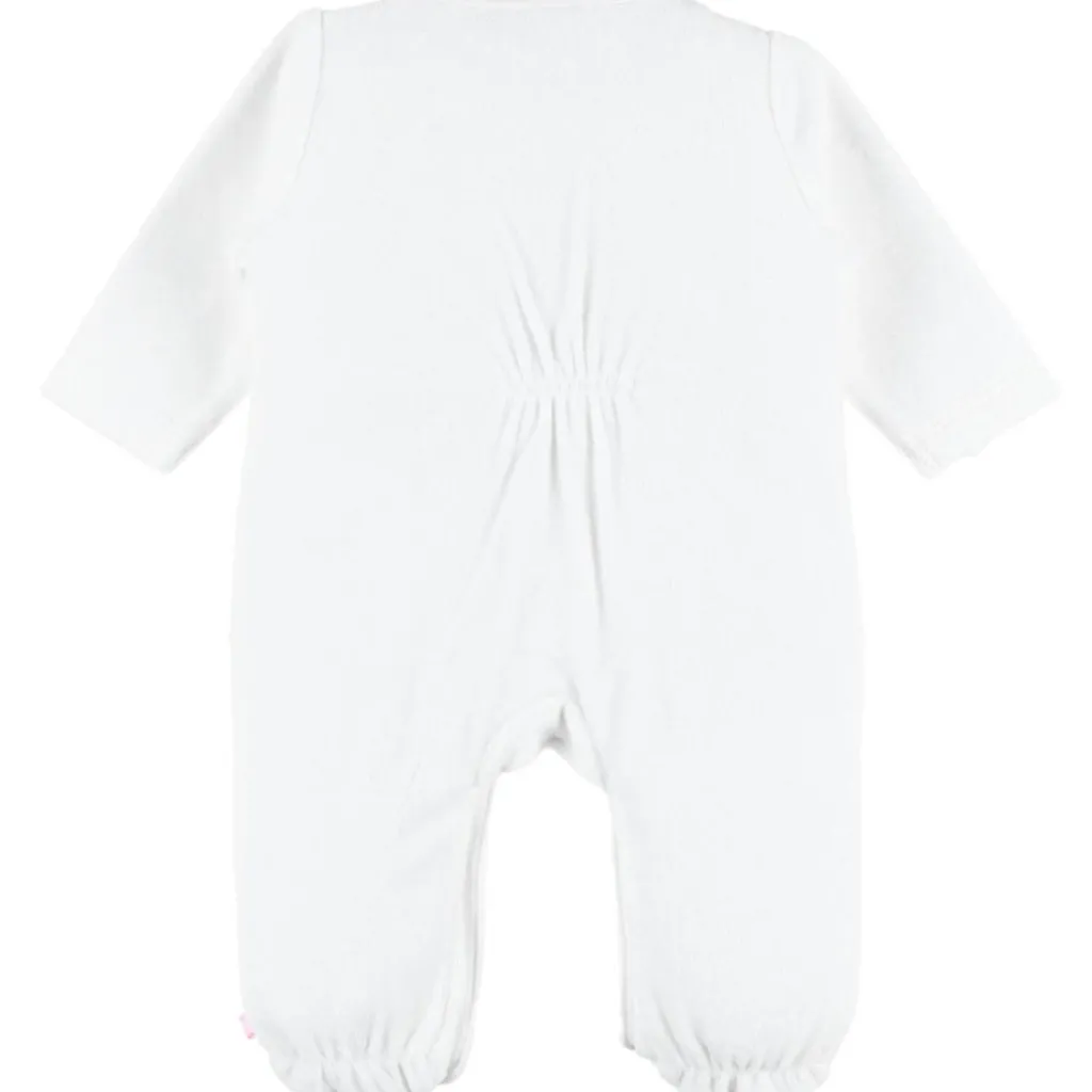 Noukie's Pyjama chaud en velours Lapin écru (1 mois)