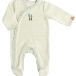 Sauthon Pyjama chaud rayures vertes Botanica (naissance)