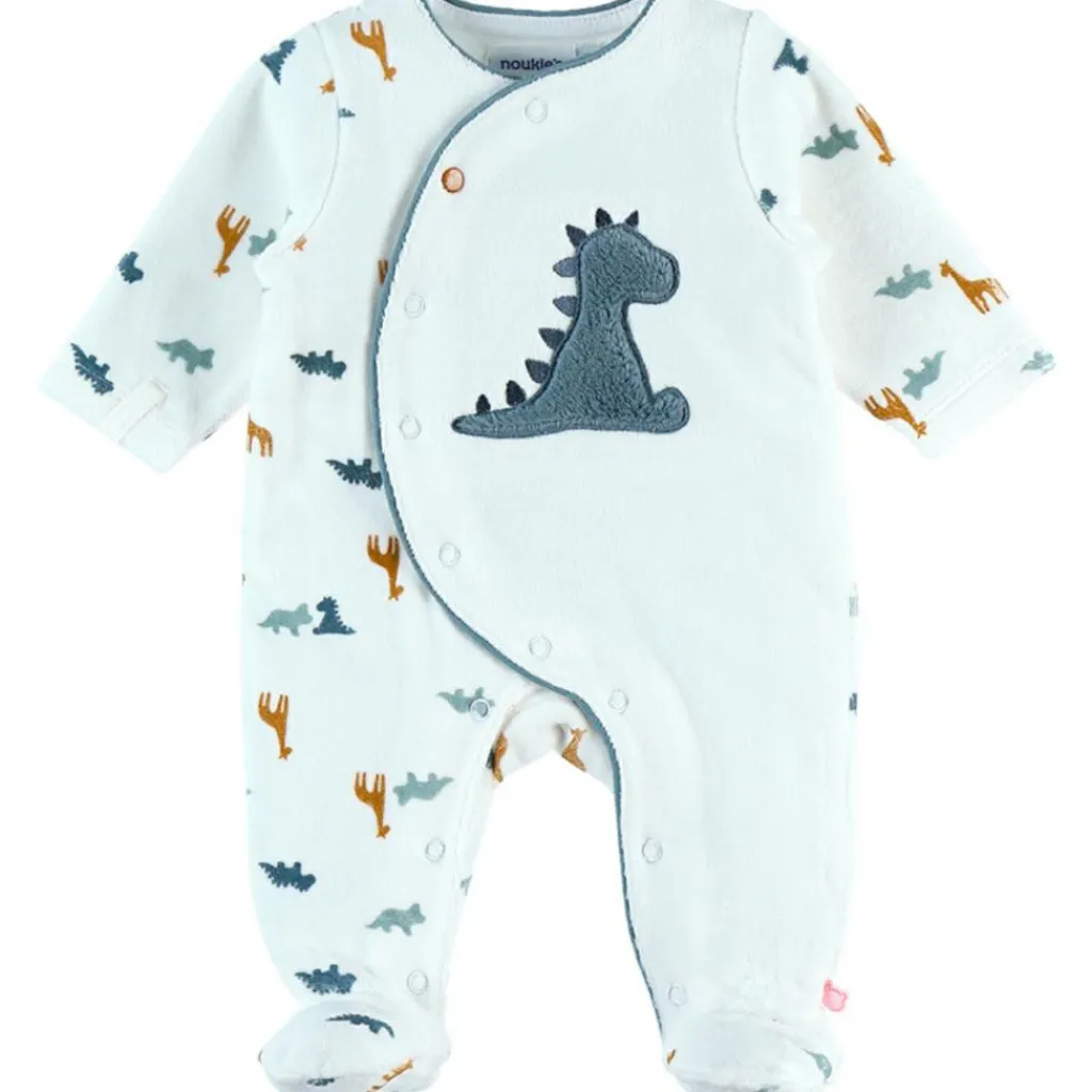 Clearance Pyjama chaud Tiga, Stegi & Ops en velours (3 mois) Pyjama