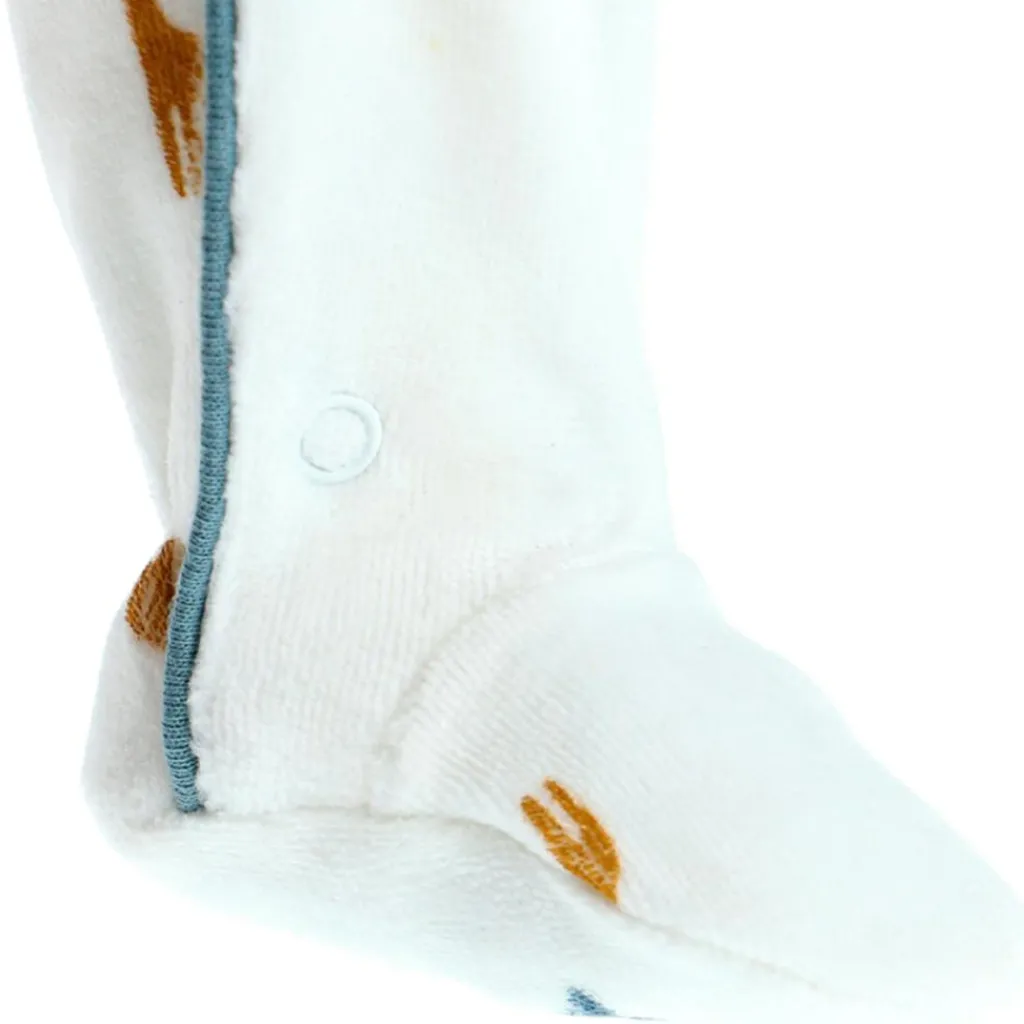 Clearance Pyjama chaud Tiga, Stegi & Ops en velours (3 mois) Pyjama