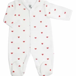 Trois Kilos Sept Pyjama Cœurs Rouges (3 mois)