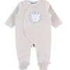 Discount Pyjama en velours lion beige (3 mois) Pyjama