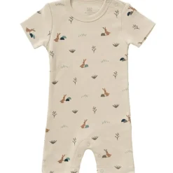 Pyjama léger en coton bio Rabbit sandshell (3-6 mois : 60 à 67 cm) Pyjama