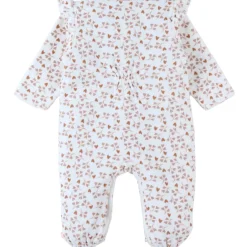 Noukie's Pyjama velours aqua coeur (6 mois)