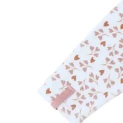 Noukie's Pyjama velours aqua coeur (6 mois)