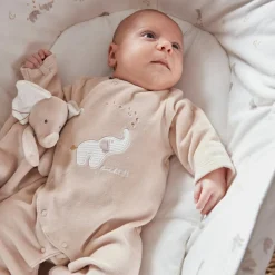 Clearance Pyjama velours beige Bali, Moka & Snow (dès la naissance) Pyjama