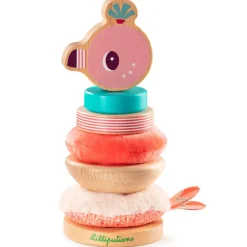 Best Pyramide à empiler Anaïs le flamant rose - Reconditionné Jouet À Empiler