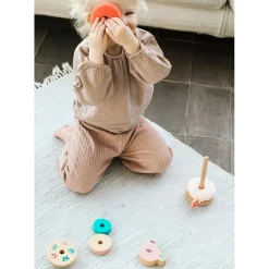 Best Pyramide à empiler Anaïs le flamant rose - Reconditionné Jouet À Empiler