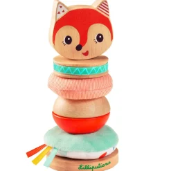 Lilliputiens Pyramide en bois Alice la renarde