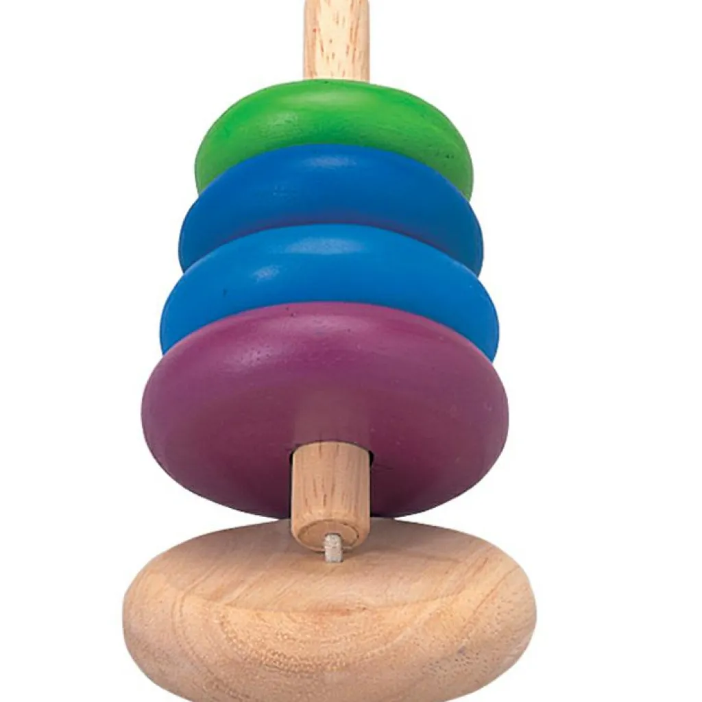 Plan Toys Pyramide en bois anneaux à empiler
