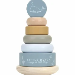 New Pyramide en bois Ocean Jouet À Empiler