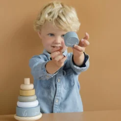 New Pyramide en bois Ocean Jouet À Empiler