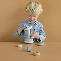 New Pyramide en bois Ocean Jouet À Empiler