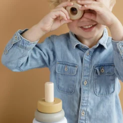 New Pyramide en bois Ocean Jouet À Empiler