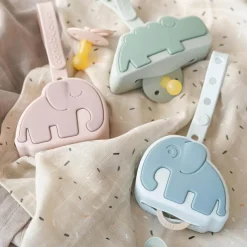 New Range sucette en silicone Elphee Rose Range Sucette