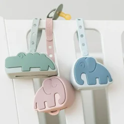 Done by Deer Range sucette en silicone Elphee Bleu