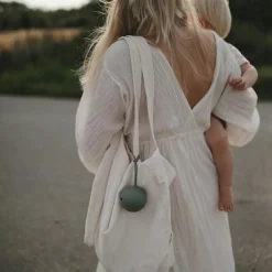 Mushie Range sucette en silicone Cambridge Blue