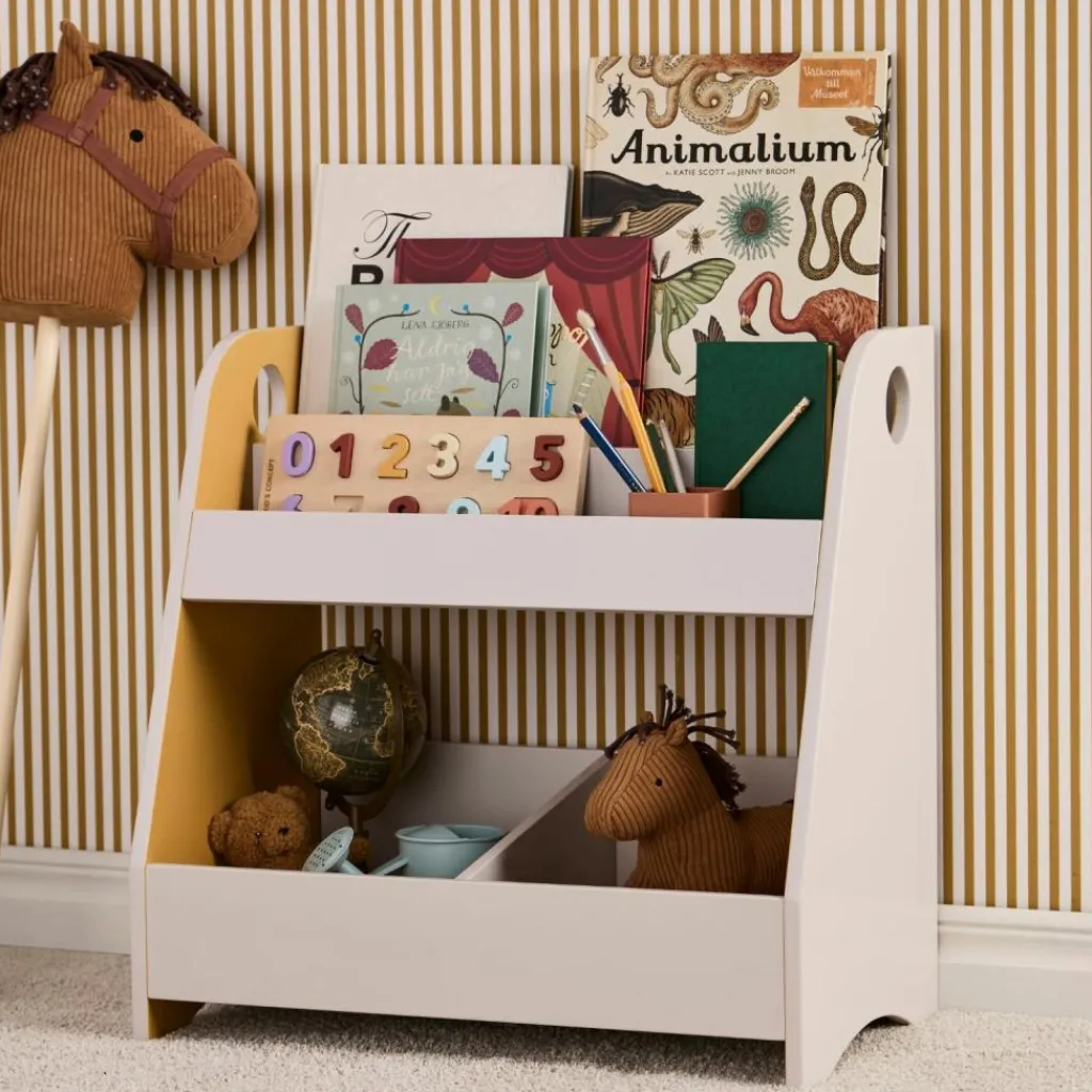 Sale Rangement Star Gris-Moutarde Meuble D'Appoint