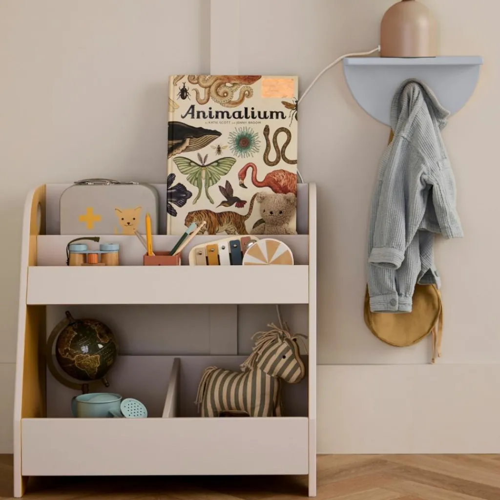 Sale Rangement Star Gris-Moutarde Meuble D'Appoint