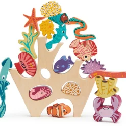 Tender Leaf Récif de corail en bois à empiler