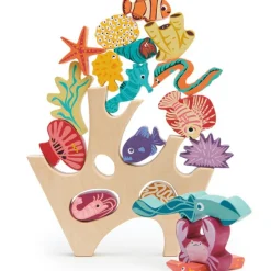 Tender Leaf Récif de corail en bois à empiler