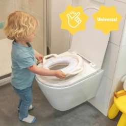 Badabulle Réducteur de toilette avec poignées Mouette