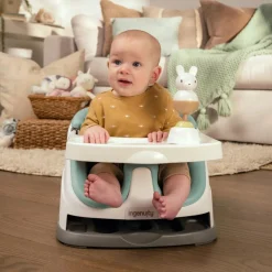 Ingenuity Rehausseur de chaise 2 en 1 Vert d'eau