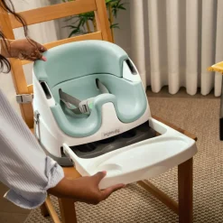 Ingenuity Rehausseur de chaise 2 en 1 Vert d'eau