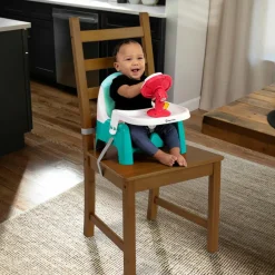 Baby Einstein Rehausseur de chaise avec jouet d'activités Farm Explorers