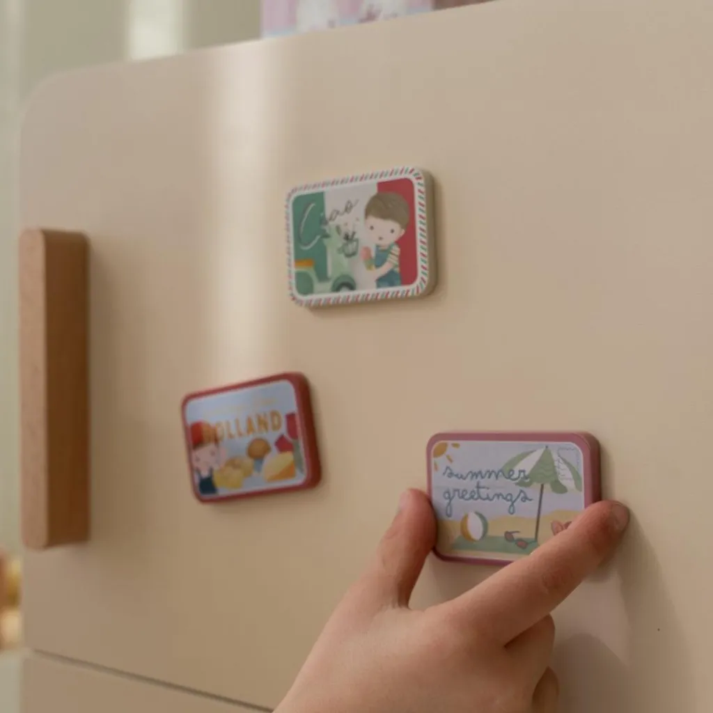 New Réfrigérateur en bois Enfant Cuisine Enfant