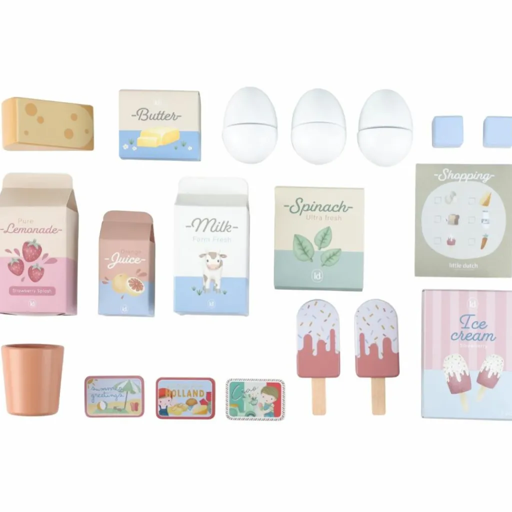 New Réfrigérateur en bois Enfant Cuisine Enfant