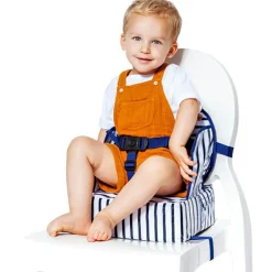 Réhausseur Easy up rayures bleues Réhausseur / Siège Nomade