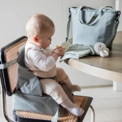 Walking Mum Réhausseur transportable à pois Poppy Mousse