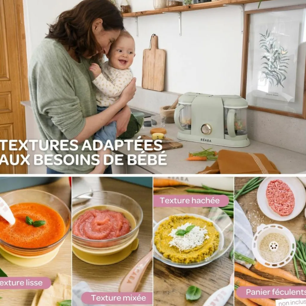 Béaba Robot cuiseur Babycook DUO Misty Green