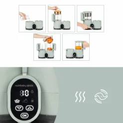 Sale Robot cuiseur Nutribaby Glass Celadon Green Robot Cuiseur