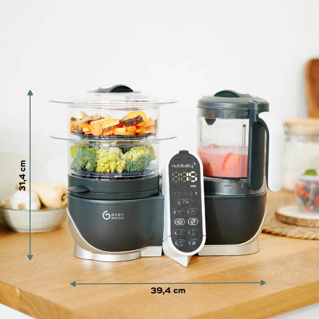 Babymoov Robot cuiseur Nutribaby(+) Industrial grey