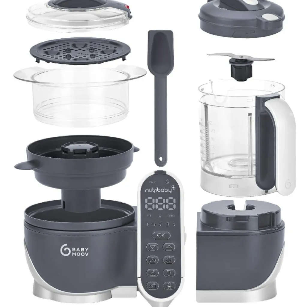 Babymoov Robot cuiseur Nutribaby(+) Industrial grey
